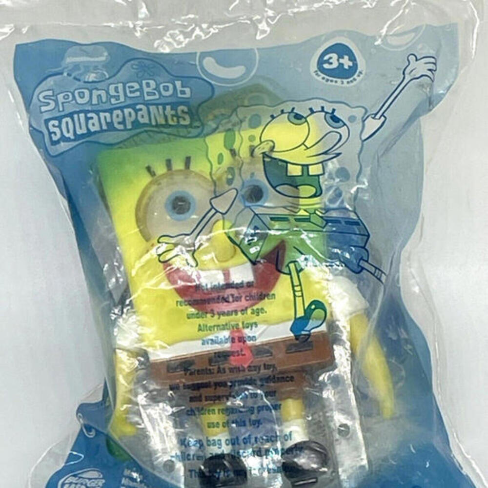 SpongeBob SquarePants Silly Squirter Burger King Toy Vintage‎ 2002 SEALED
